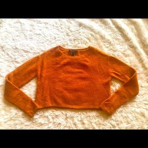 Bcbg IDA cropped top . Burn orange.